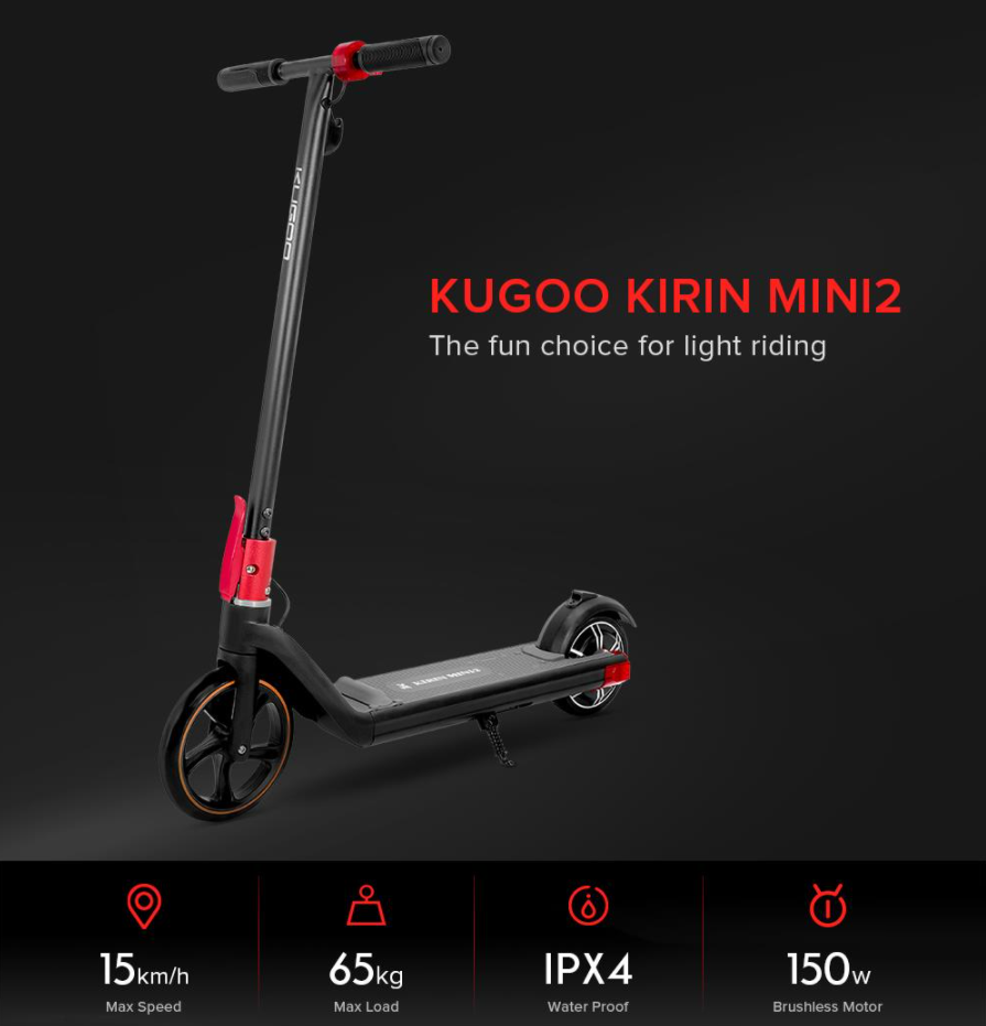 Kugoo Kirin Mini 2 Electric ScooterDashboard